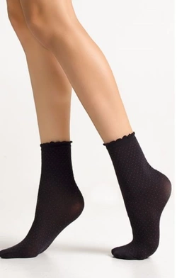 Носки женские с рисунком LEGS L1534 CALZINO POIS COLORS (50 den)